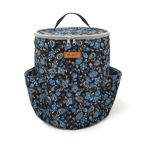 Cylindrical Yarn Storage Bag product view 5 with Woolique craft details for makers