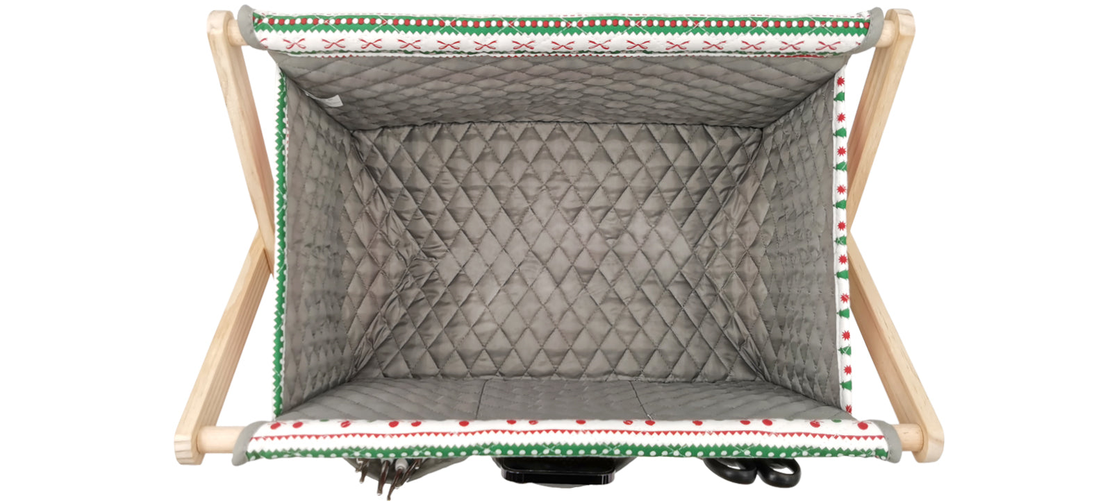 Large Yarn Caddy Organiser product view 15 with Woolique craft details for makers