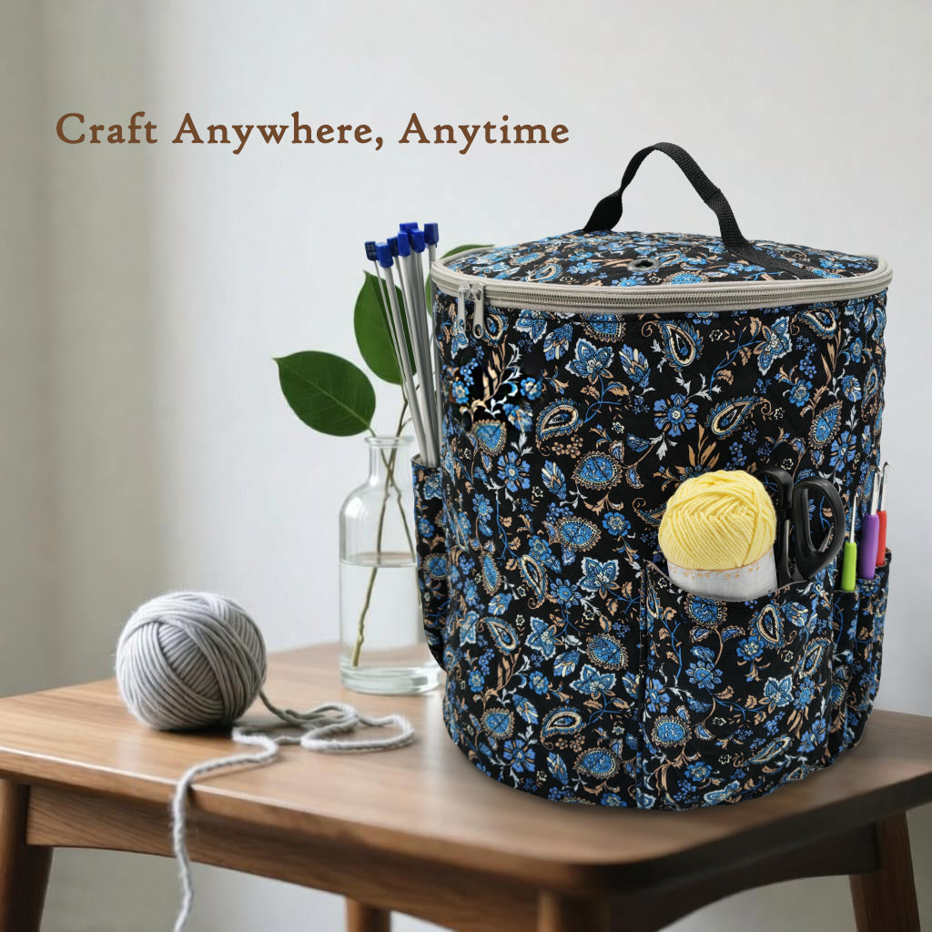 Cylindrical Yarn Storage Bag