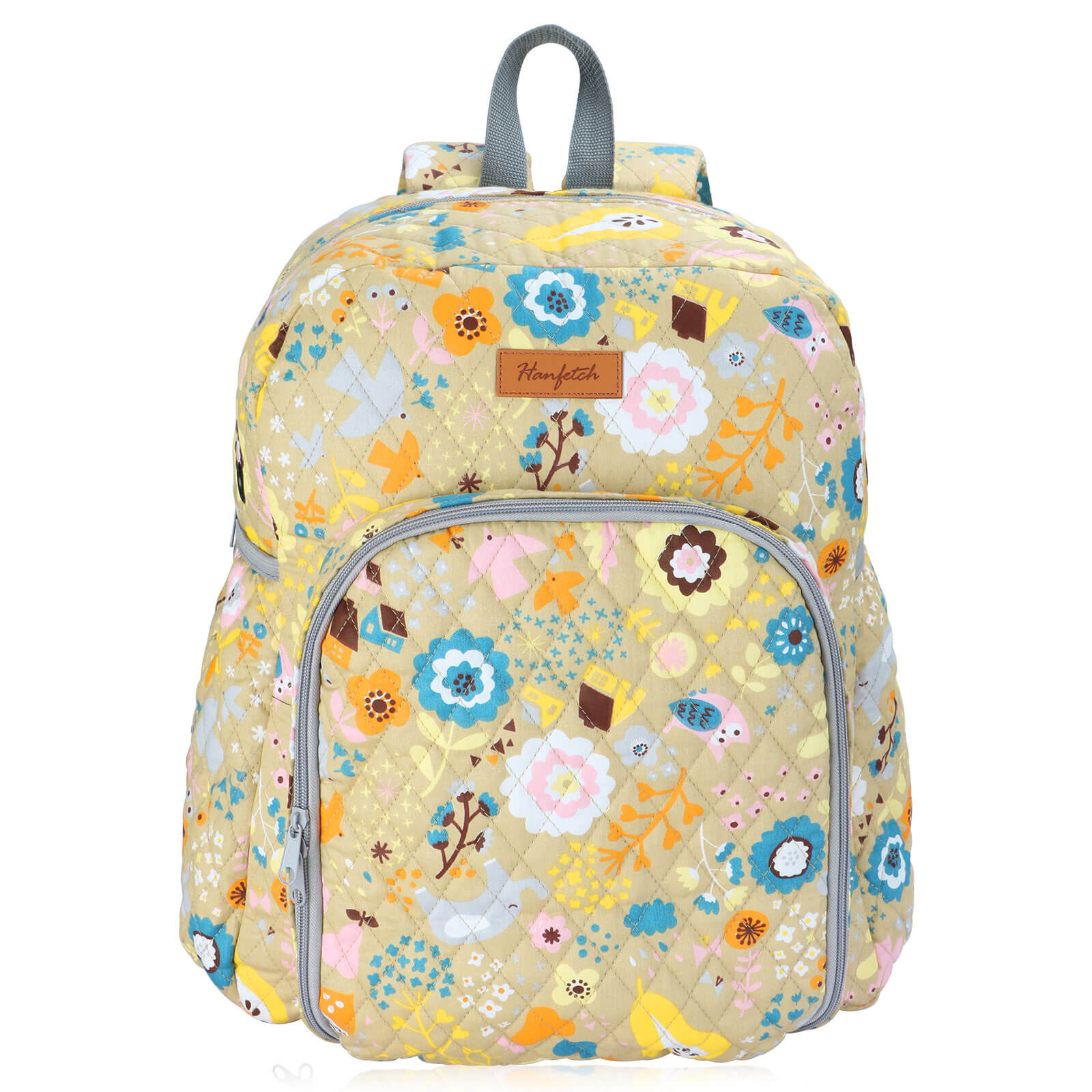 Yarn Storage Backpack product view 2 with Woolique craft details for makers and Australian handmade craft projects
