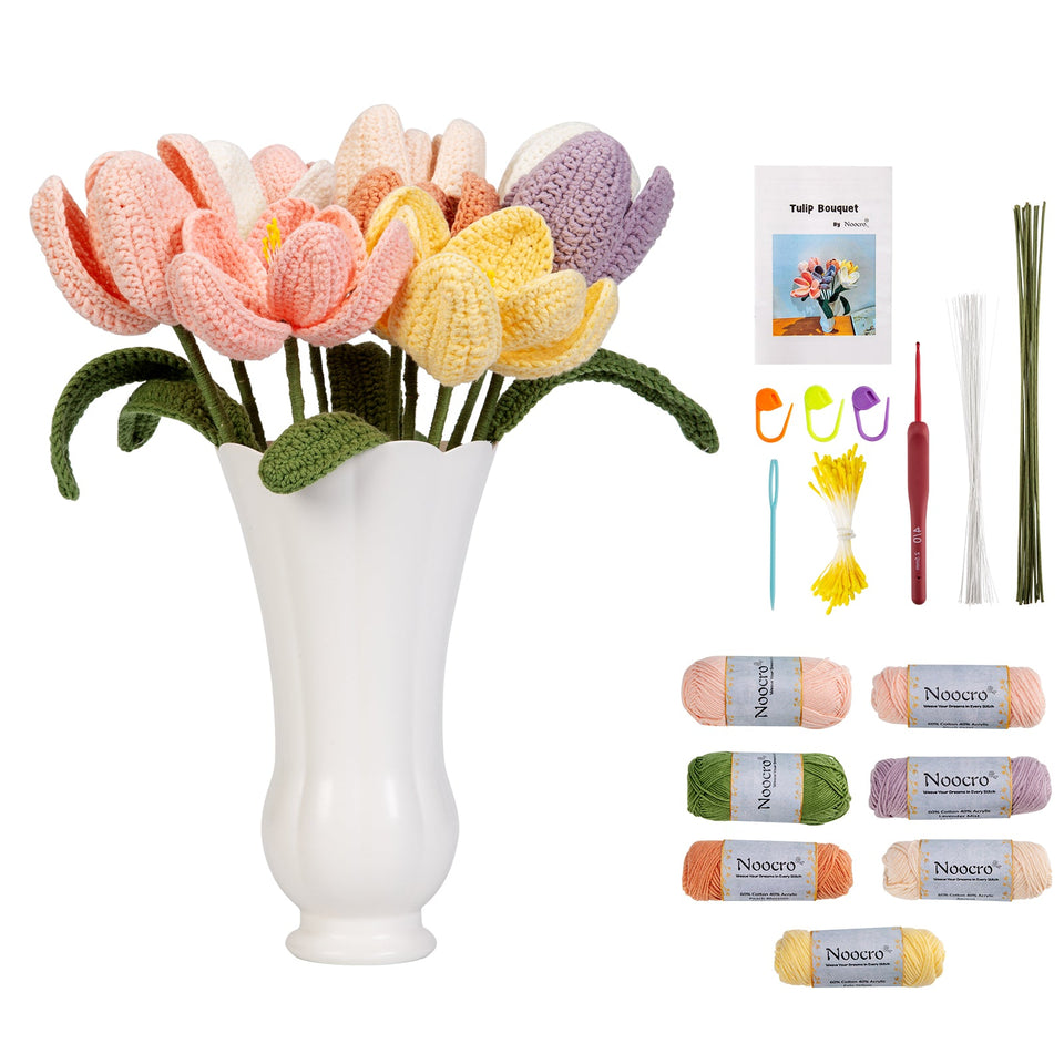 Tulip Bouquet Crochet Kit