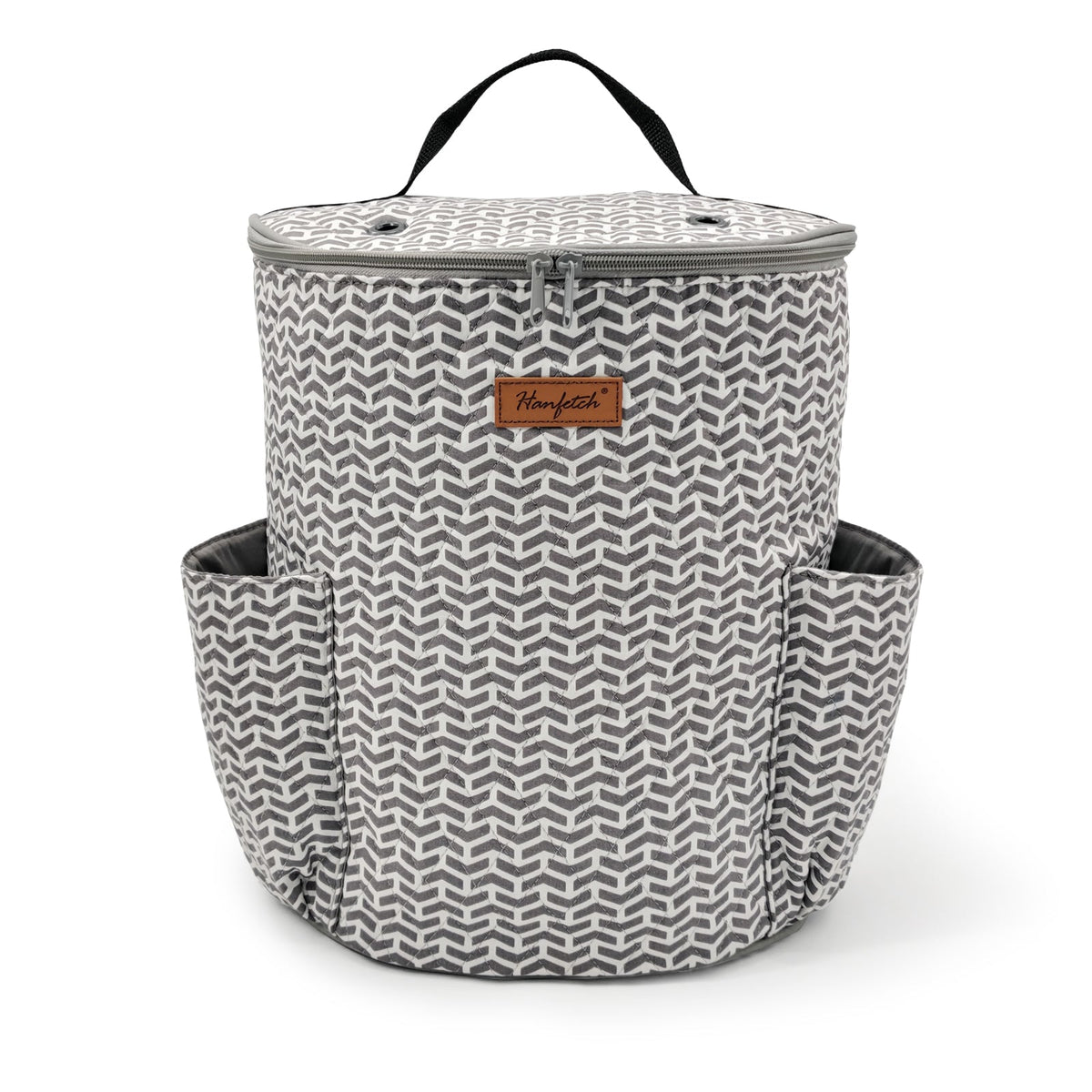 Cylindrical Yarn Storage Bag product view 8 with Woolique craft details for makers