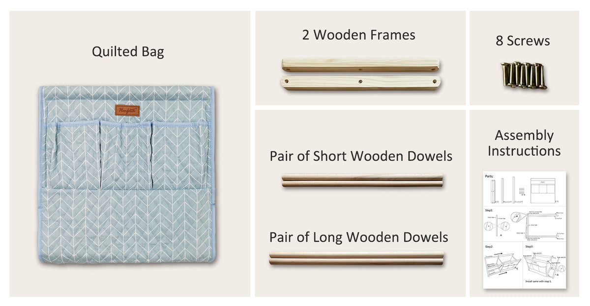 Large Yarn Caddy Organiser product view 18 with Woolique craft details for makers