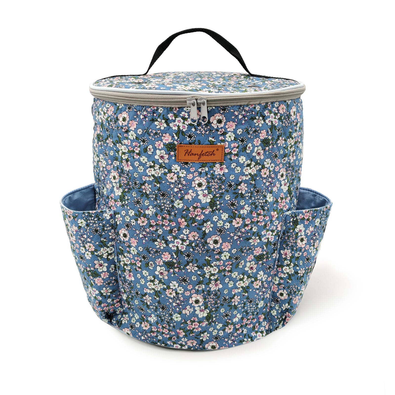 Woolique Studio Cylindrical Yarn Storage Bag - Compact Crochet & Knitting Organizer