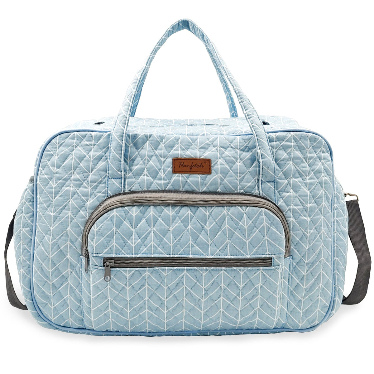 Yarn storage bag product view 13 for Large Yarn Storage Tote Bag, with Woolique craft details