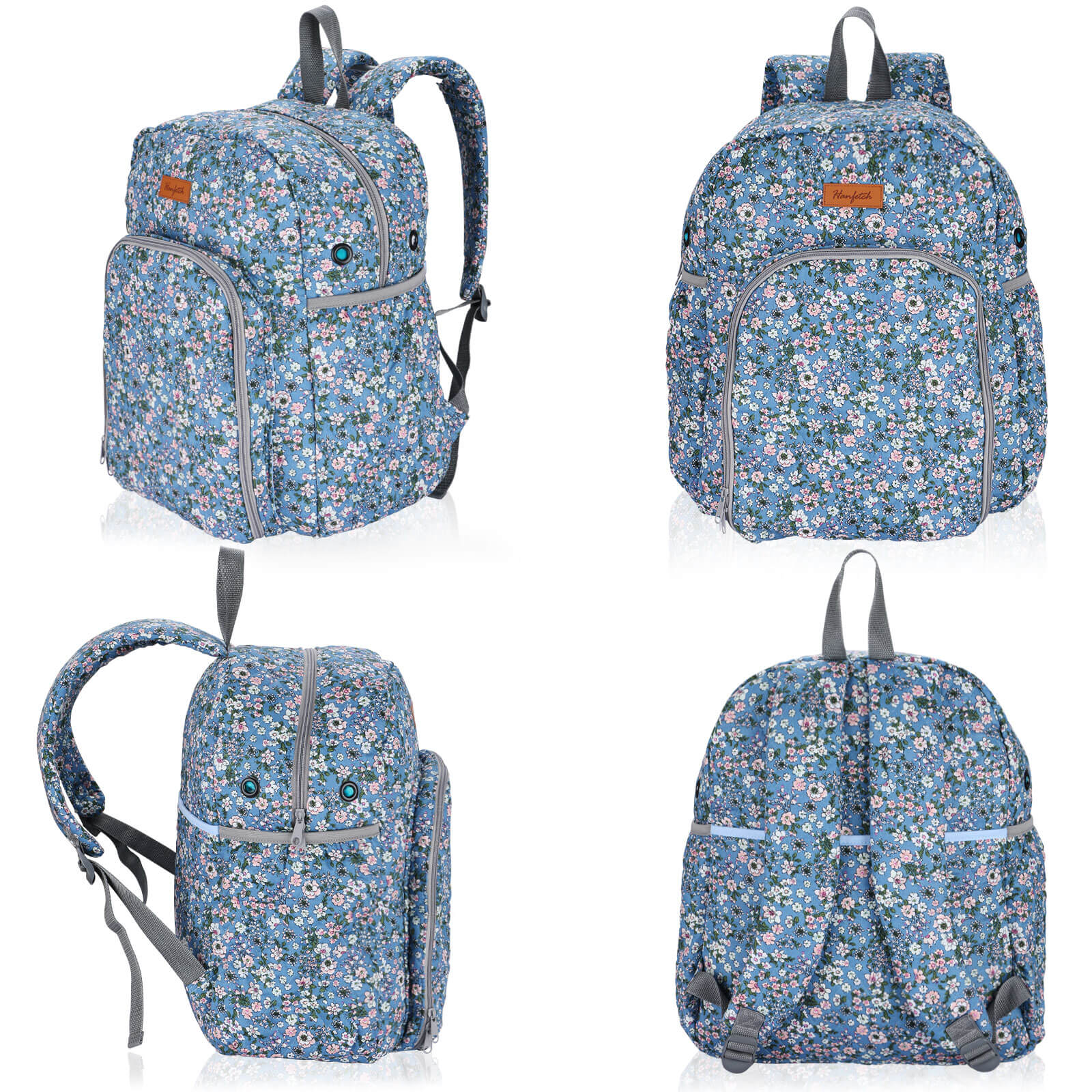 Yarn Storage Backpack product view 10 with Woolique craft details for makers and Australian handmade craft projects