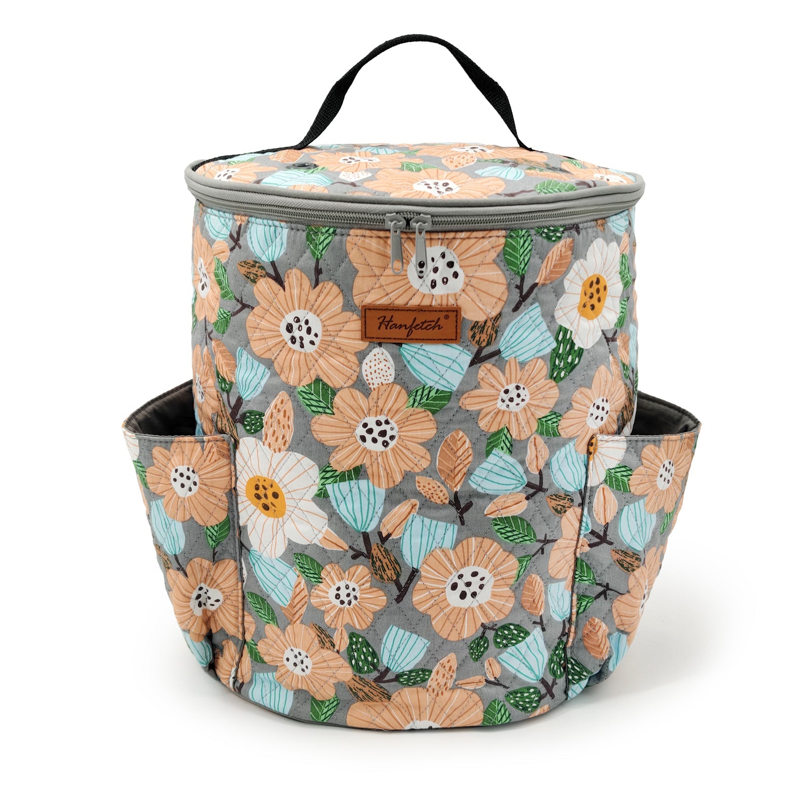 Cylindrical Yarn Storage Bag product view 9 with Woolique craft details for makers