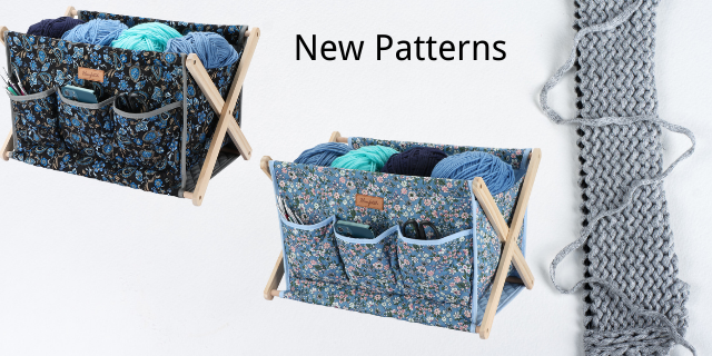 Large Yarn Caddy Organiser product view 13 with Woolique craft details for makers